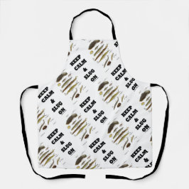 Ruhe und Schlucken auf dem Spaß von Slug behalten Schürze