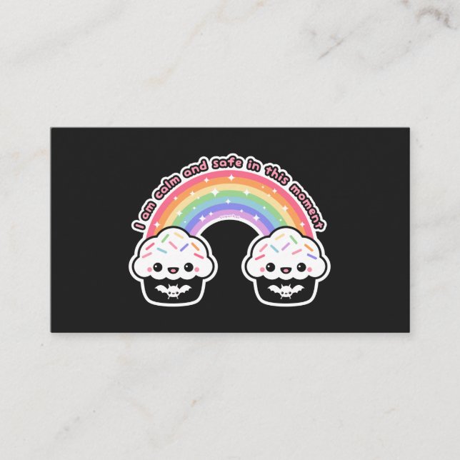 Ruhe und sicherer Standard, 3,5 Zoll x 2,0" Visite Visitenkarte (Vorderseite)