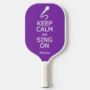 Ruhe und Singen auf individuelle Name und Farbe be Pickleball Schläger