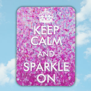 Ruhe und Sparkle auf behalten Magnet