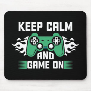 Ruhe und Spiel behalten Mousepad