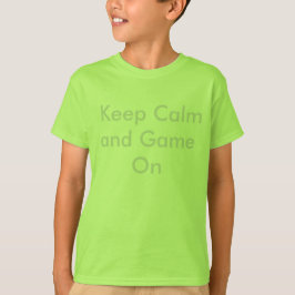 Ruhe und Spiel behalten T-Shirt