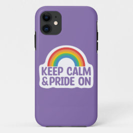 Ruhe und Stolz behalten | Gay Pride Monat Case-Mate iPhone Hülle