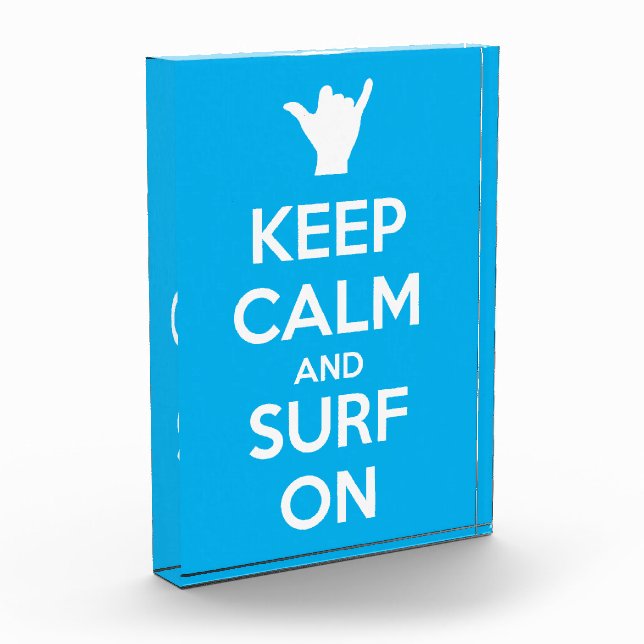 Ruhe und Surfen behalten Fotoblock (Links)