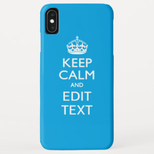 Ruhe und Text auf Sky Blue Hintergrund behalten Case-Mate iPhone Hülle