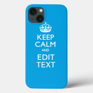 Ruhe und Text auf Sky Blue Hintergrund behalten Case-Mate iPhone Hülle