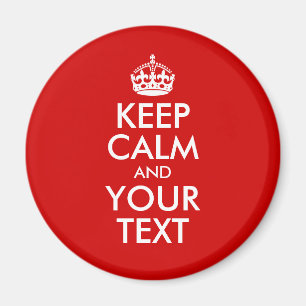 Ruhe und Text behalten Magnet