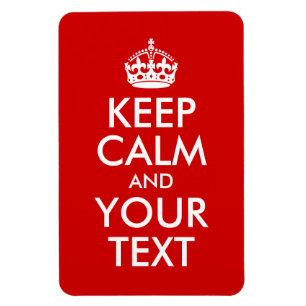 Ruhe und Text behalten Magnet