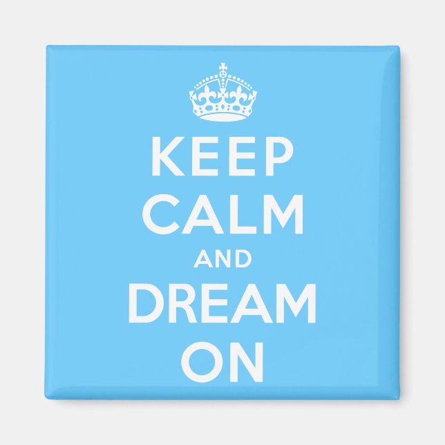 Ruhe und Traum behalten Magnet (Vorne)