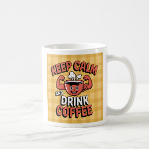 Ruhe und Trinken behalten Kaffeetasse