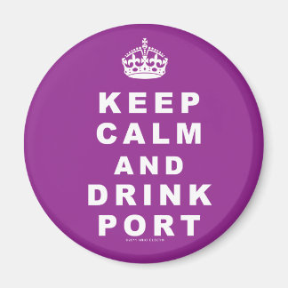 Ruhe und Trinkhafen behalten Magnet