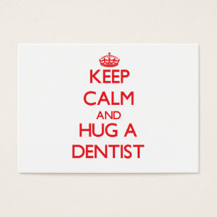 Ruhe und Umarmung eines Zahnarztes behalten