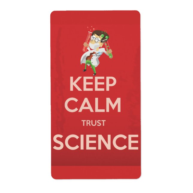 Ruhe und Vertrauenswissenschaft behalten (Vorne)