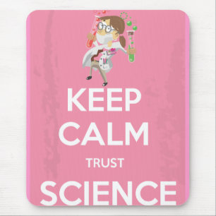 Ruhe und Vertrauenswissenschaft behalten Mousepad