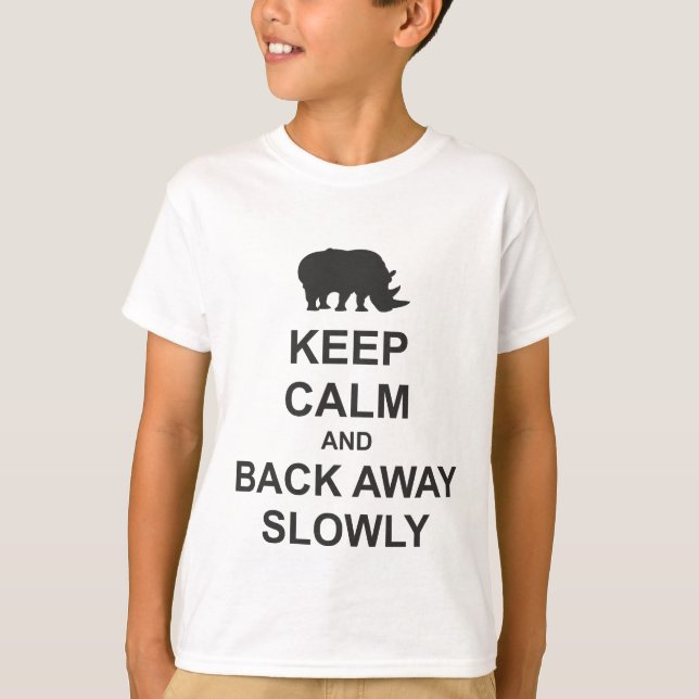 Ruhe und Zurücklehnen langsam behalten T-Shirt (Vorderseite)