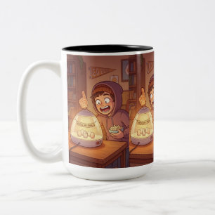 Ruhe vor dem Ausschlüpfen Zweifarbige Tasse