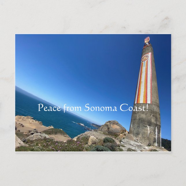 Ruhe vor der Küste von Sonoma! Postkarte (Vorderseite)