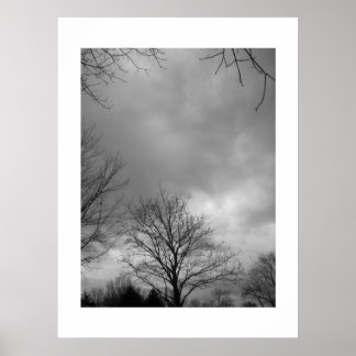 Ruhe vor der Leinwand des Sturms Poster