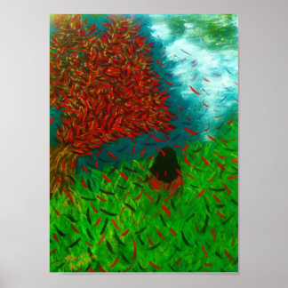 "Ruhe während des Sturms" Poster