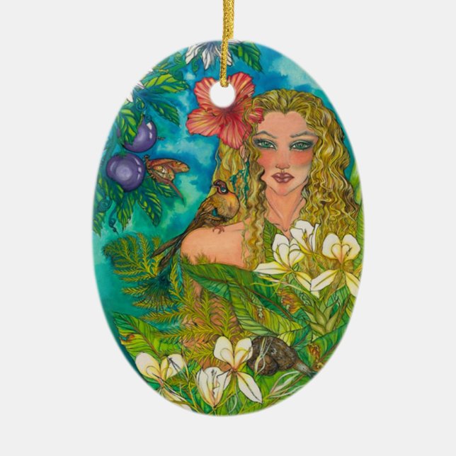 Ruhe-Weihnachtsverzierung Keramikornament (Vorne)