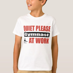 Ruhebitte Gymnast bei der Arbeit T-Shirt
