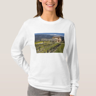 Ruheende Reben, Obstblüten, Steinhäuschen, T-Shirt