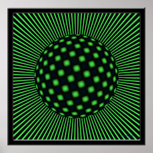 Ruheloses Globe Poster