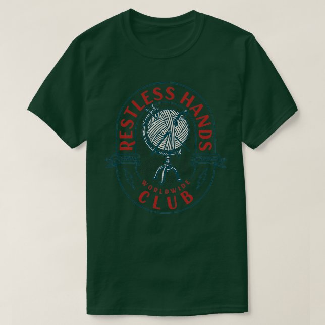 Ruheloses Handy Club Red T-Shirt (Design vorne)