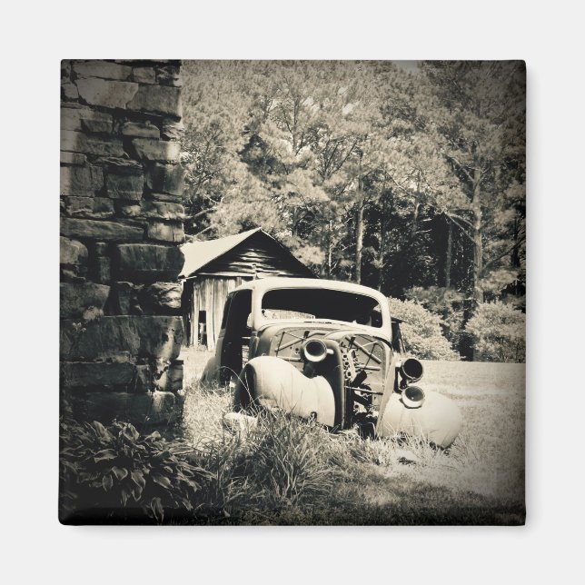 Ruhen am Kamin Magnet (Vorne)