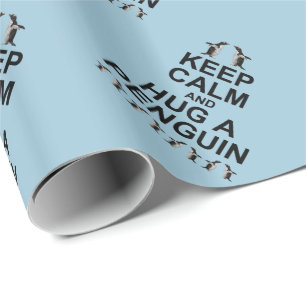 Ruhen und Umhüllen eines Pinguin-Umhüllungspapiers Geschenkpapier