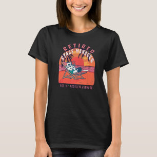 Ruhende Bühne Manager Vintage Altersversorgung T-Shirt