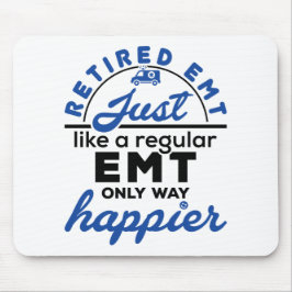 Ruhende EMT EMS Paramedic Ruhestand Funny Geschenk Mousepad