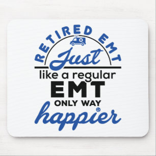 Ruhende EMT EMS Paramedic Ruhestand Funny Geschenk Mousepad