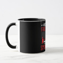 Ruhende Feuerwehrleute Ruhestand Thin Red Line Tasse