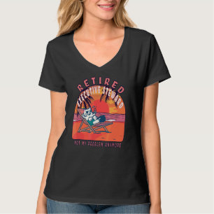 Ruhende Führungskraft Steward Vintag Retirement T-Shirt