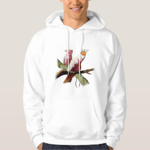 Ruhende rosa Kakados Hoodie