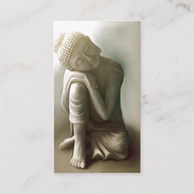 Ruhender Buddha Visitenkarte (Vorderseite)