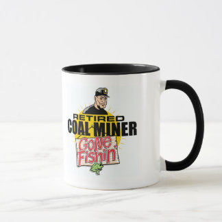RUHENDER KOHLENBERGARBEITER, Fischen gegangen Tasse