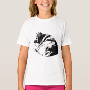 Ruhender Tintenhund inspiriert sanften festlichen  T-Shirt