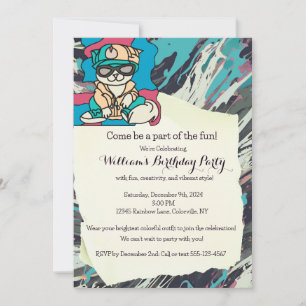 Ruheraum Funny Einladung