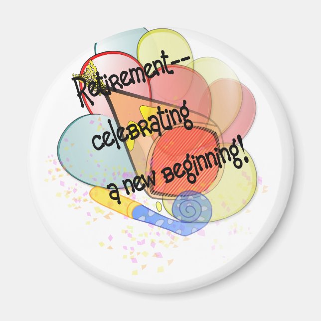 Ruhestand3 Magnet (Vorne)