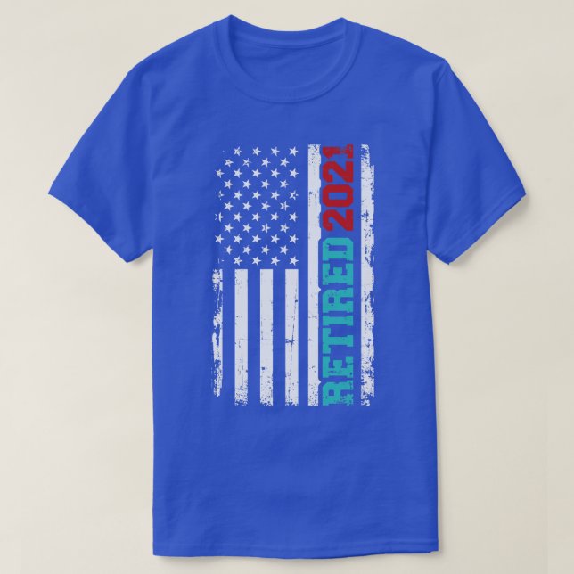 Ruhestand 2021 us T-Shirt (Design vorne)