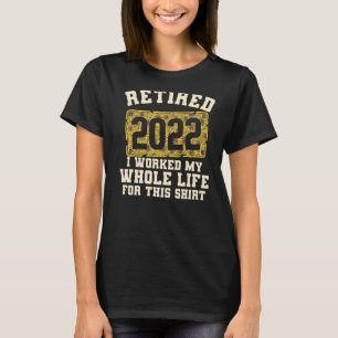 Ruhestand 2022 für Niedliche Sonnenblumen von Frau T-Shirt