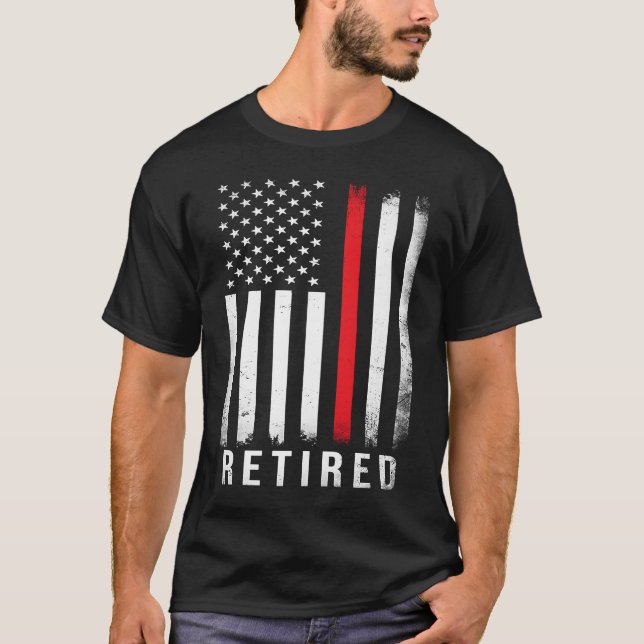 Ruhestand 2023 Feuerwehrmann T-Shirt (Vorderseite)