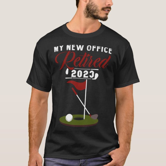 Ruhestand 2023 Golf Rentierungsplan Gag Golfers T-Shirt (Vorderseite)