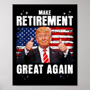 Ruhestand 2025 Ruhestand 2025 Ruhestand 2025 Trump Poster