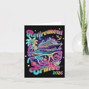 Ruhestand 2026 Kreuzfahrt Einstiegstag Spaß passen Karte