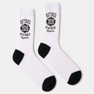 Ruhestand 2026 Nicht Mein Problem Mehr Lustig Socken