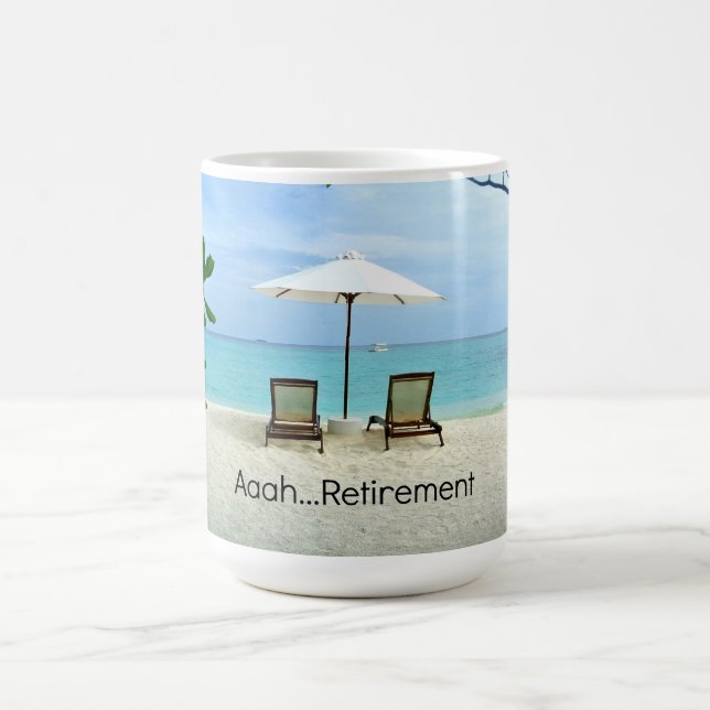 Ruhestand - Aaah...Rente Kaffeetasse (Mittel)