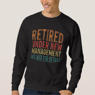 Ruhestand Damen Herren Ruhestand Vintage Ausscheid Sweatshirt